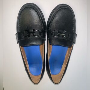 Classic Black Leather Loafers